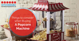 Commercial popcorn machines
